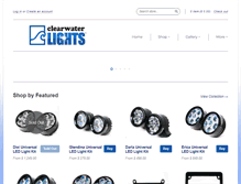 Tablet Screenshot of clearwaterlights.com